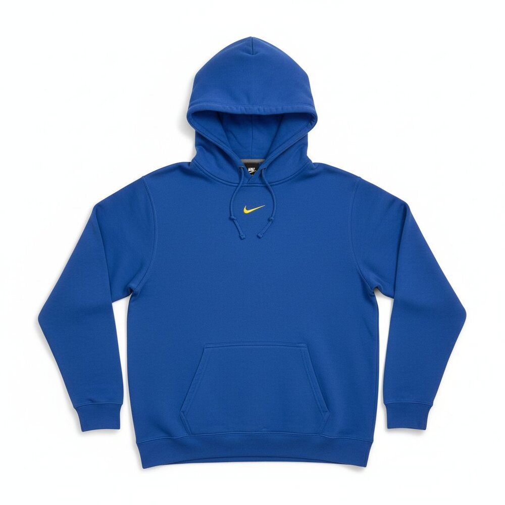 Nike Royal Blue Hoodie with White Swoosh